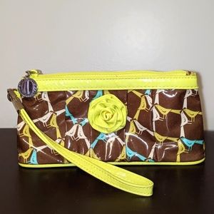Brown Vera Bradley Clutch